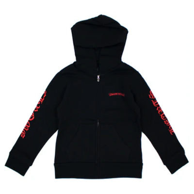 Chrome Hearts Kids Scroll Logo Hoodie 
