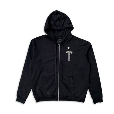 Chrome-Hearts-T-Logo-FU-Shoulder-Zip-Up-Hoodie