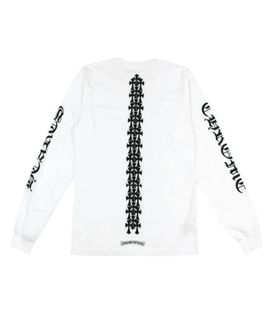 Chrome Hearts Tire Tracks White Sweatshirt