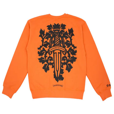 Chrome Hearts Vine Dagger Orange Sweatshirt