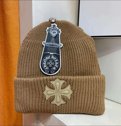 Chrome Hearts Beanie Brown