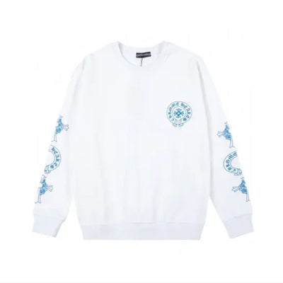 Chrome Hearts Blue Logo Sweatshirt
