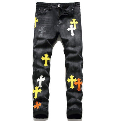 Chrome Hearts New Cross Logo Jeans