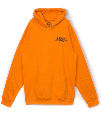 Off-White-x-Chrome-Hearts-2018-Orange-Hoodie