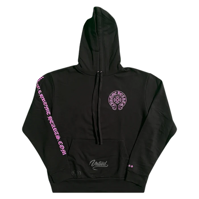 black pink sword chrome hearts hoodie