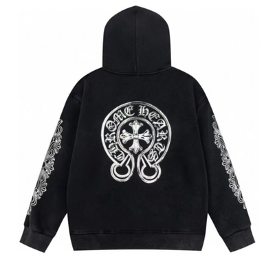 chrome hearts hoodie zip up rep